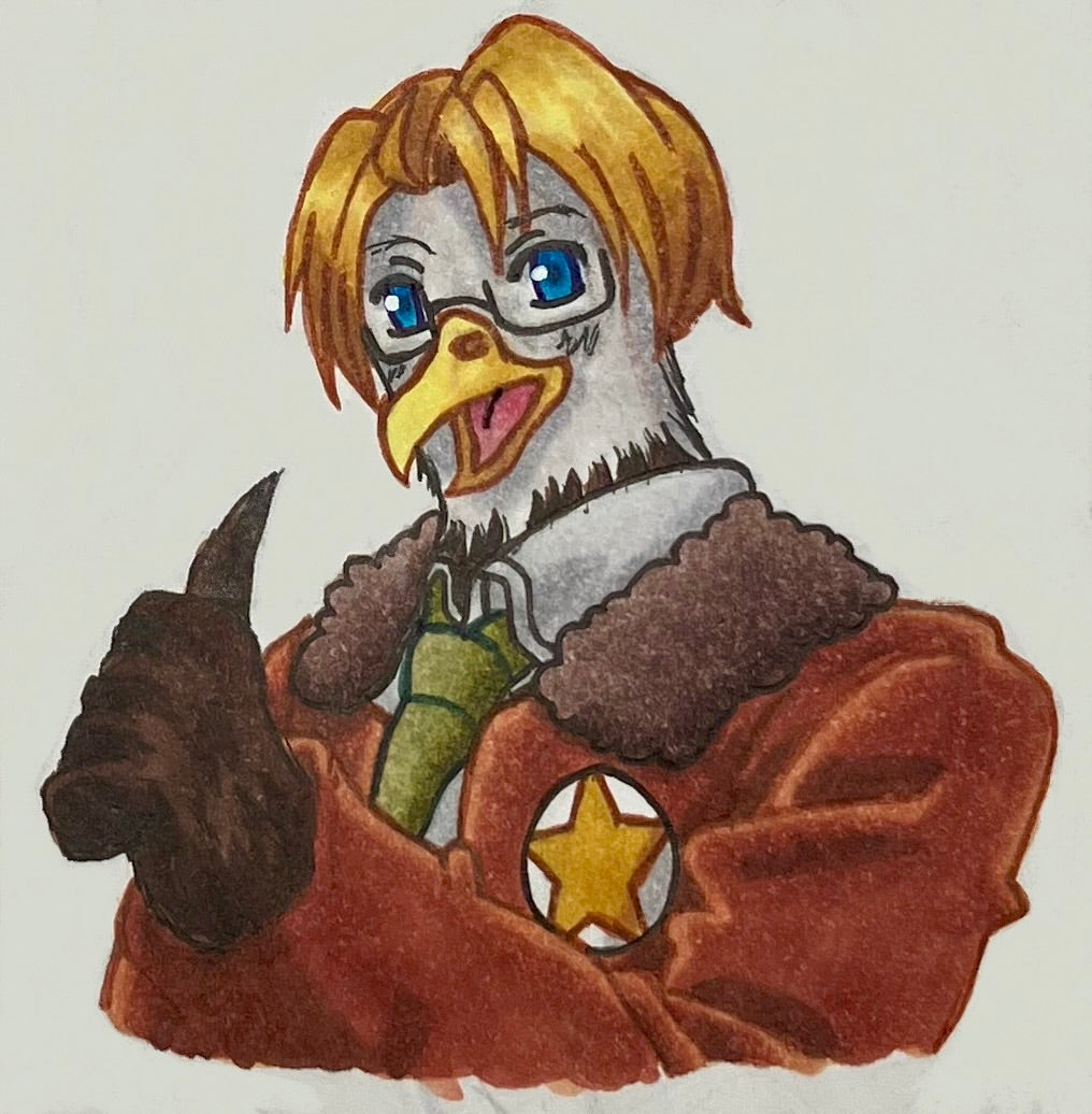 Hetalia Bald Eagle America Sticker