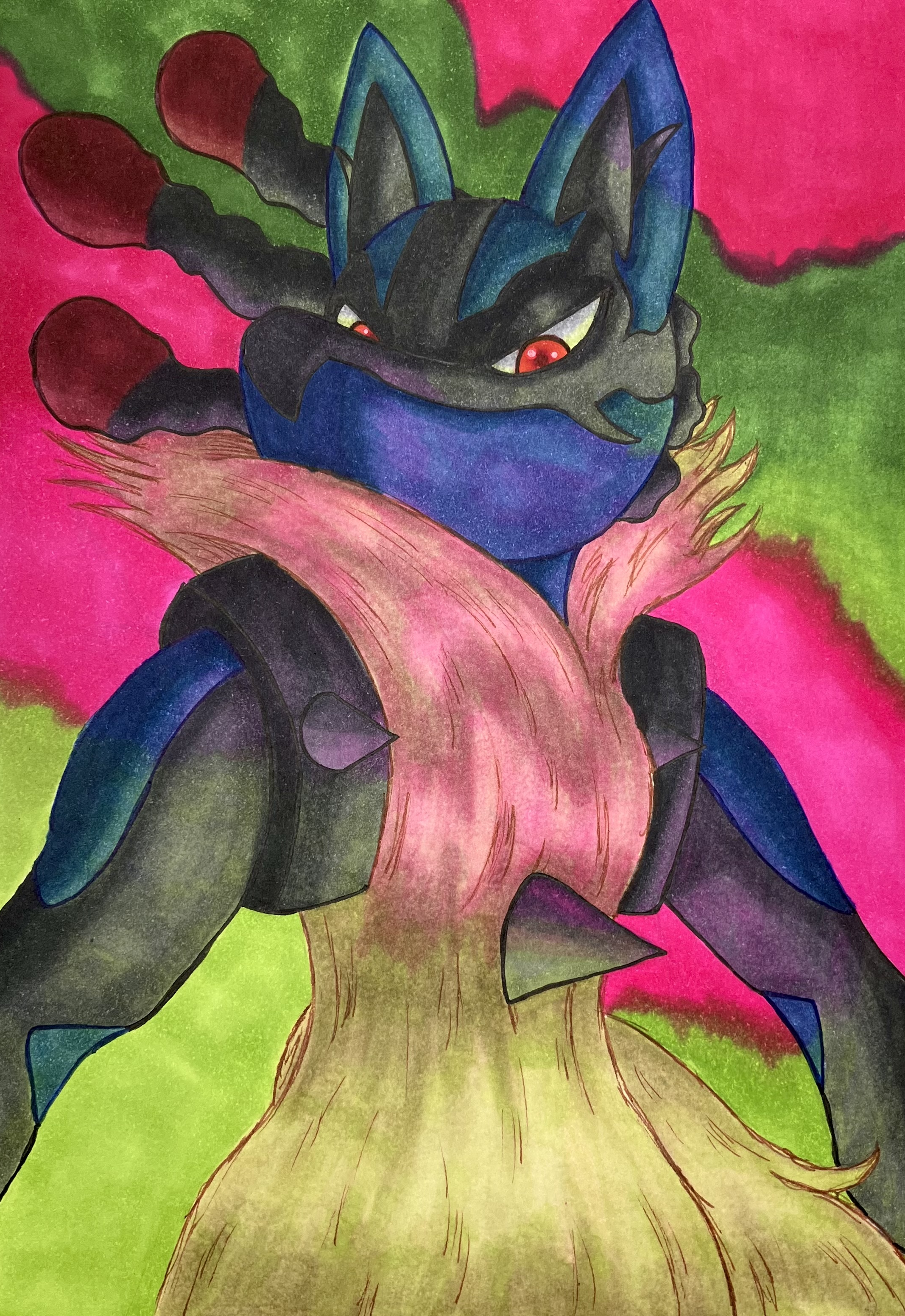 Mega Lucario Print
