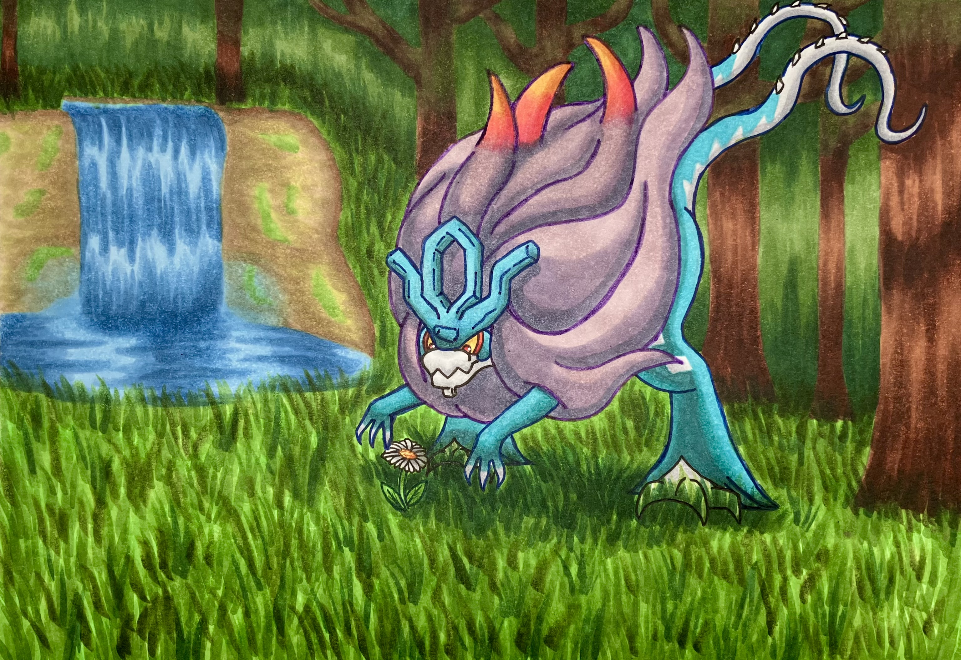 Walking Wake Print